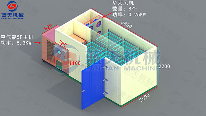 5P熱泵烘干機